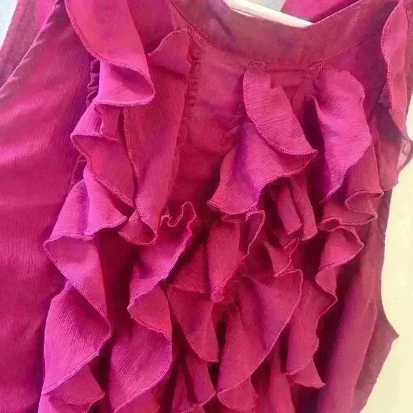 Mossimo magenta flowy dress tank top woman's large - Picture 7 of 10